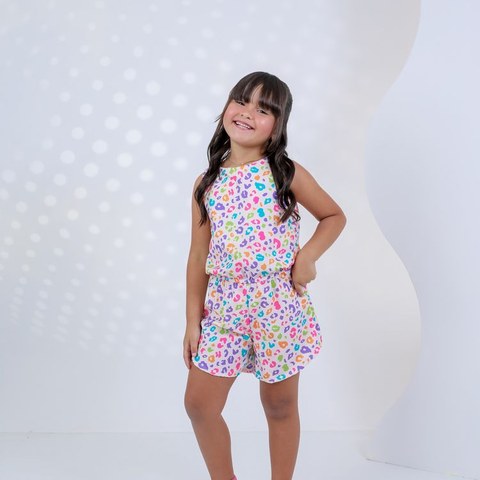 Macaquinho animal print