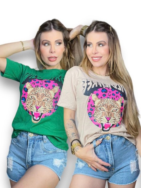 Blusa T-shirt algodão Wild free 03