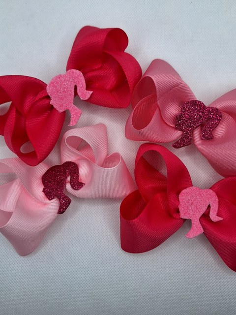 Laço da Barbie com aplique em eva