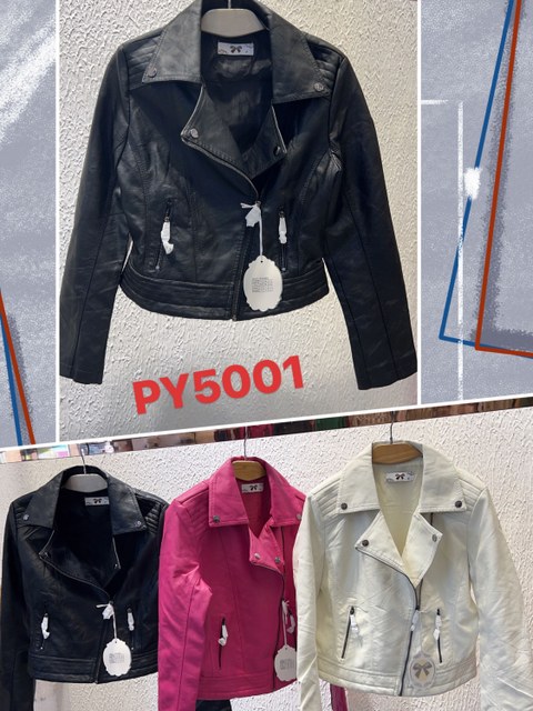 Casaco de couro jaqueta de courino