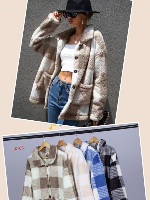 Casaco Teddy sem touca