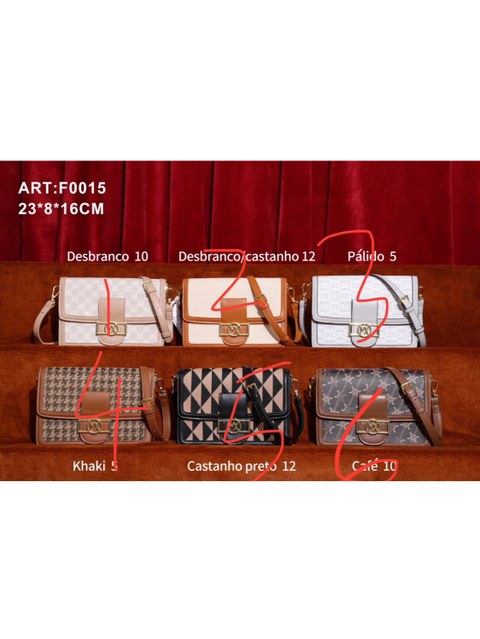 Bolsa feminina transversal F0015