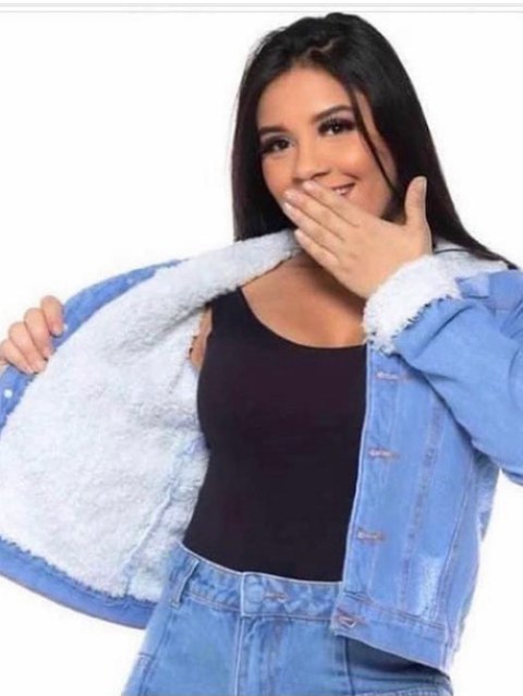 Jaqueta com  pelinhos