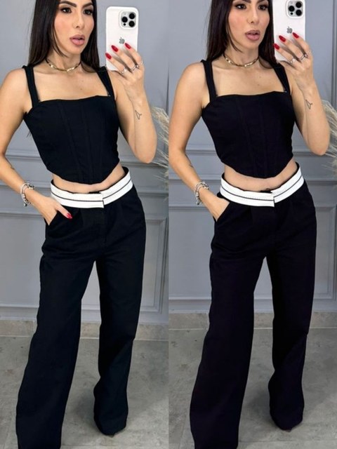 Calça Pantalona Virgínia C7888