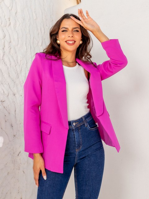 BLAZER COM FORRO E OMBREIRA PREMIUM DE ALFAITARIA COLORS SML FASHION - ML03
