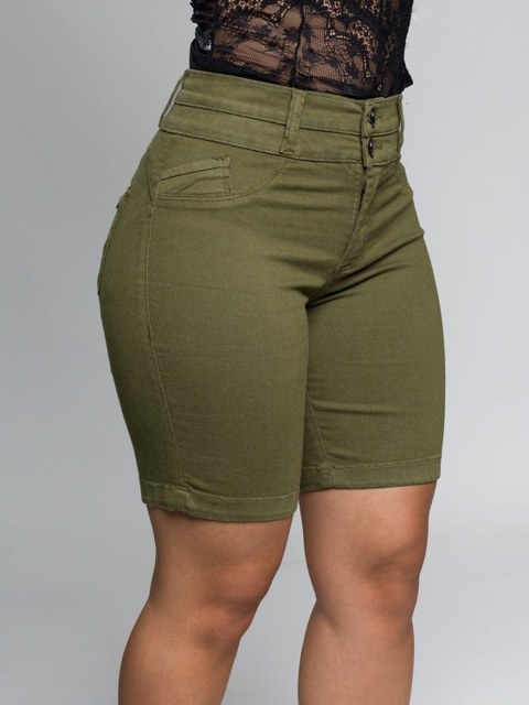 Bermuda sarja feminino