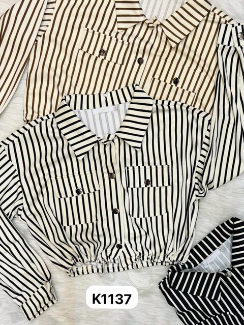 casaco de listrado shu loja