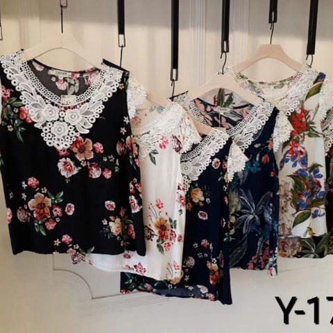 Blusa manga curta feminina