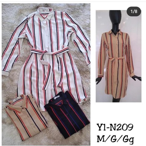 Vestido Chamisse cutor manga longa feminina