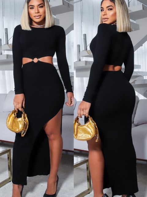 VESTIDO LONGO ARGOLA LM