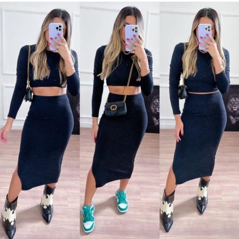 CONJUNTO ANA CANELADO ANARRUGA + 4 CORES DISPONÍVEIS