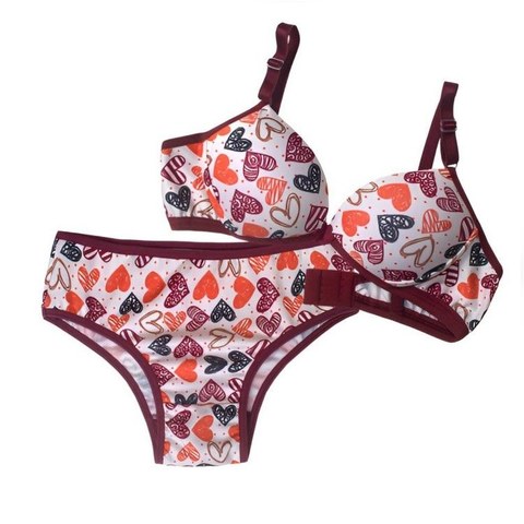 CONJUNTO MENINA MOÇA COM BOJO