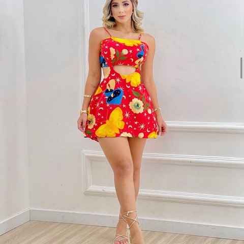 Macaquinho estampado