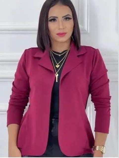 Blazer Feminino Neoprene