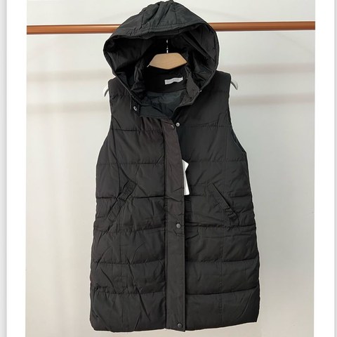 Colete fuffer longo grosso importado Yan modas