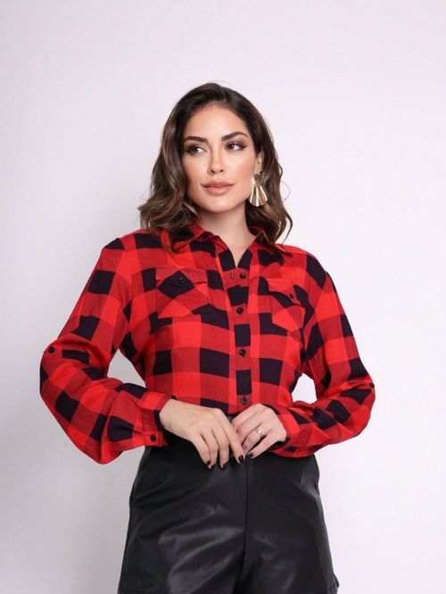 Cor Vermelho C/ Preto
