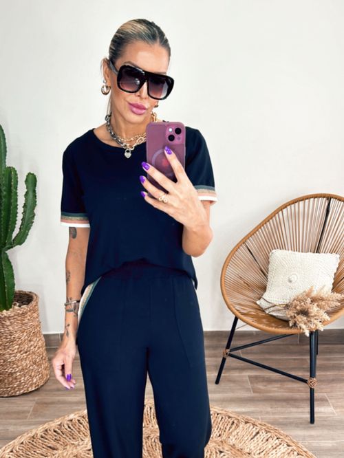 Cor Preto Lurex