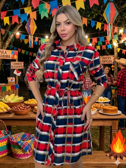 Cor Vermelho C/ Azul Marinho