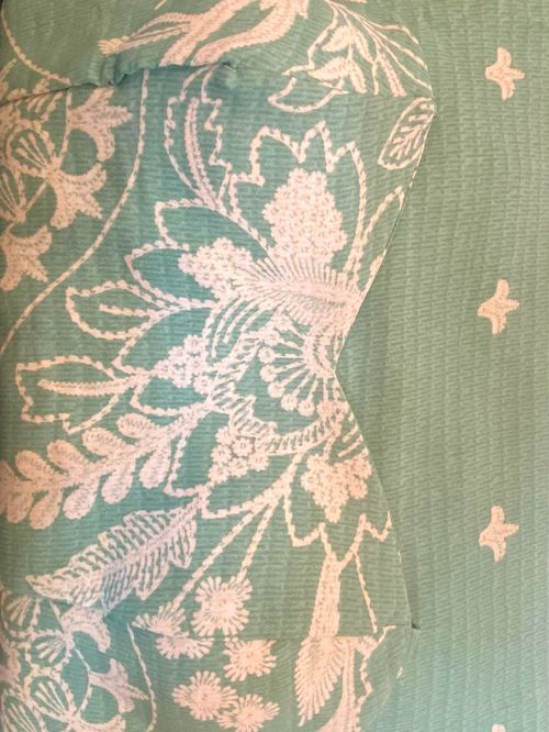 Cor verde Menta Estampado