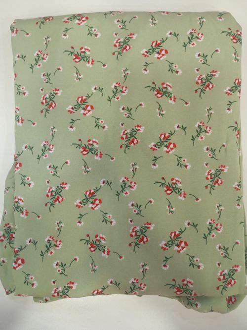 Cor Verde água floral