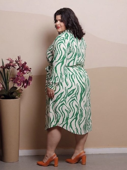 Cor Animal Print Verde