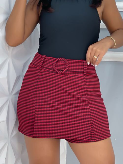 Cor Xadrez Vermelho