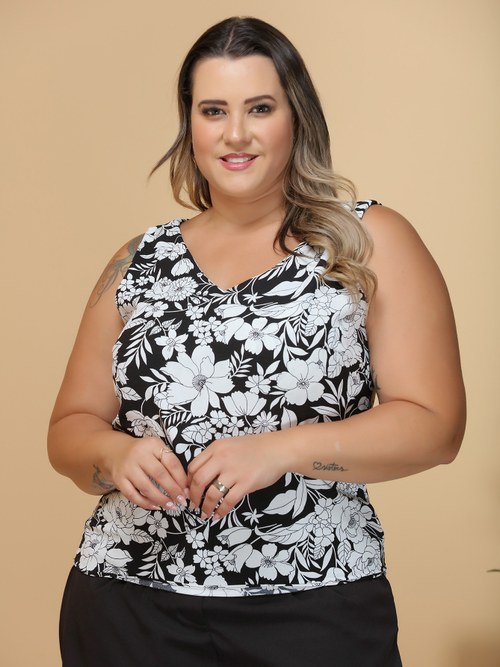 Cor Estampa Preto