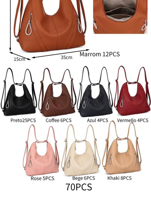 Bolsa Feminina Multifuncional B306 - Jami Jami | ZAX