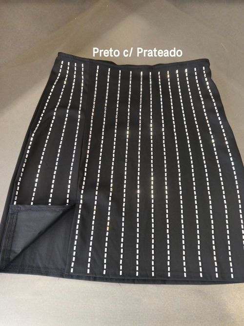 Cor Preto c/ Prateado