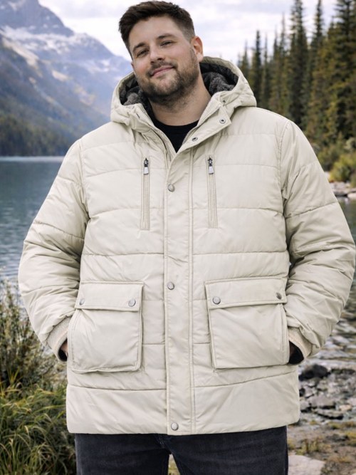 Bobojaco forrada masculino plus size - Okapi Jaqueta | ZAX