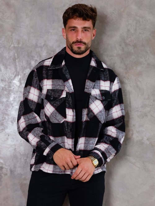  ORIGINALS｜08AW Crossphase JKT-105 Jaqueta Flanelada Xadrez 8192 - Cronos | ZAX