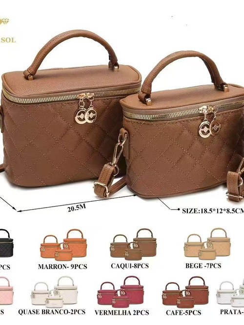 Conjunto feminino casual cilíndrico de 3 peças 105 - Mei Bolsas | ZAX