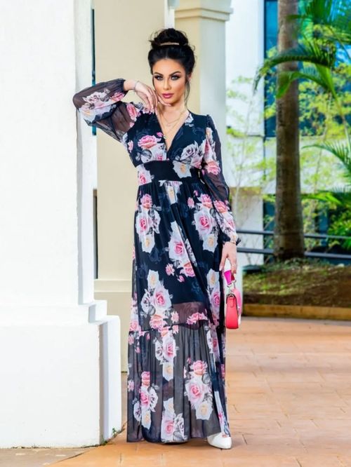 Cor Floral Preto