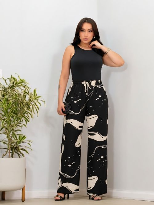 Cor Off-White Bege Preto