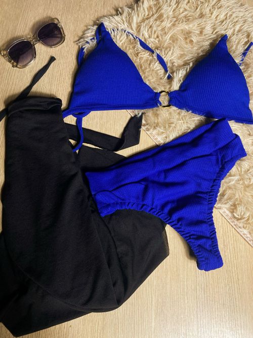 Cor Preto c/ Azul