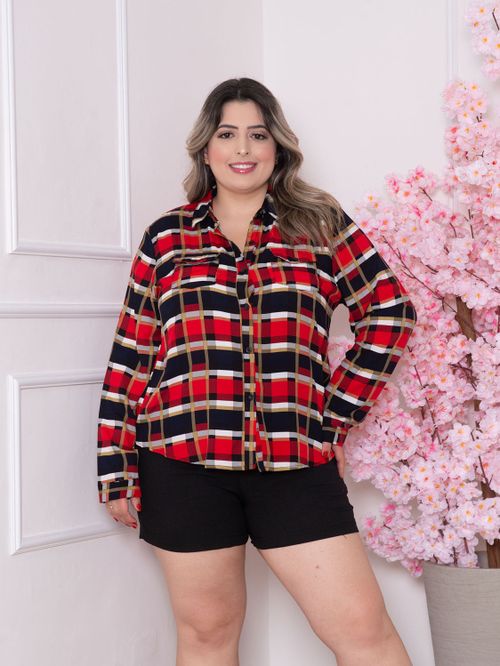 Cor Vermelho C/ Preto