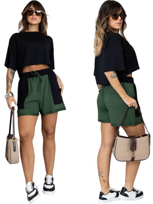 Cor Preto c/ Verde