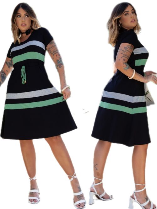 Cor Preto c/ Verde