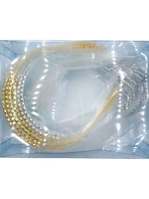 Cor Prata e Dourado