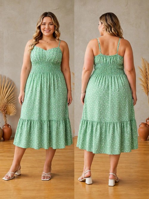 Cor verde Menta Estampado