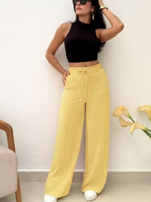 Cor Listrado Amarelo