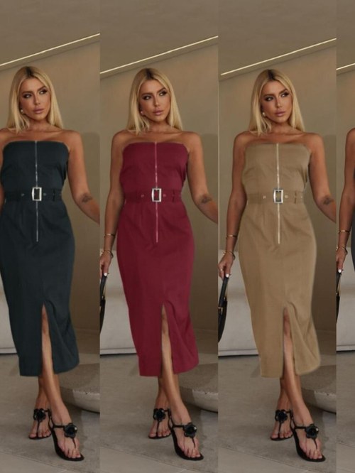 Vestido MIDI 17-1 - HQ 80 Modas | ZAX