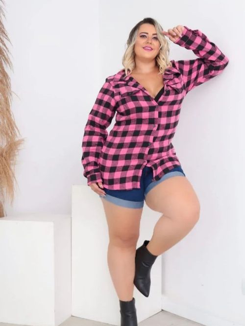 Cor Xadrez Pink