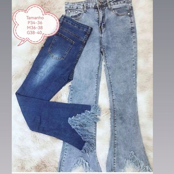 promoção calça jeans com elastano jelani fashion