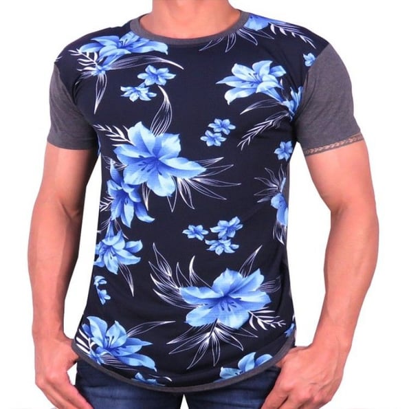 Camiseta masculina florida